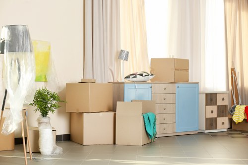 Same day removal van loading furniture in Elephant and Castle